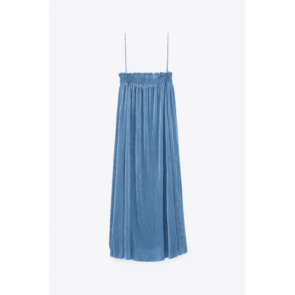 Zara pleated maxi dress